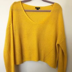 Oversized Cropped Sweater